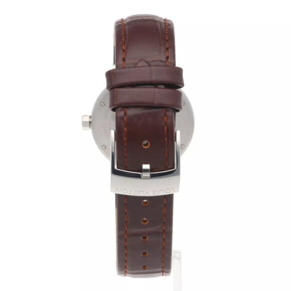 LOUIS VUITTON Tambour MM Watches QA071Z Stainless Steel Monogram used - Picture 6 of 9